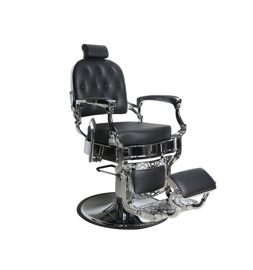 Barberstoel Ernesto – klassieke professionele barberstoel voor barbershop