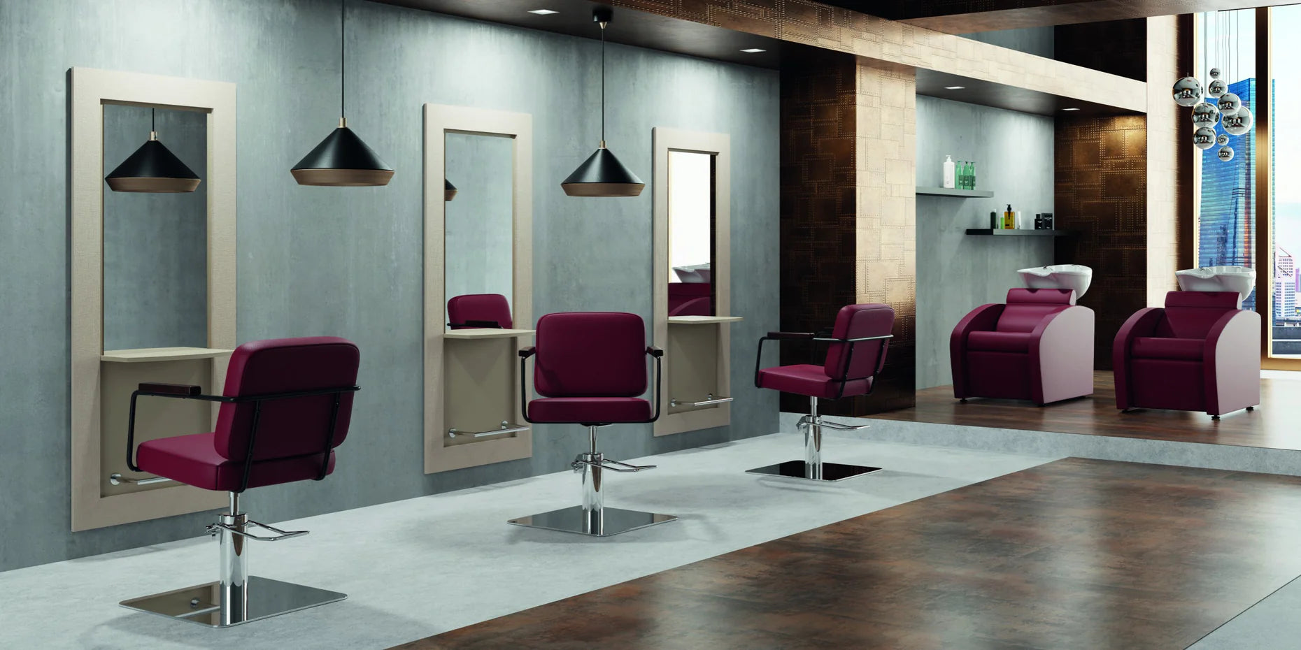 Kapperswasunit AYALA COMFORT VIBRO