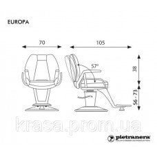 Barberstoel Europa Pietranera