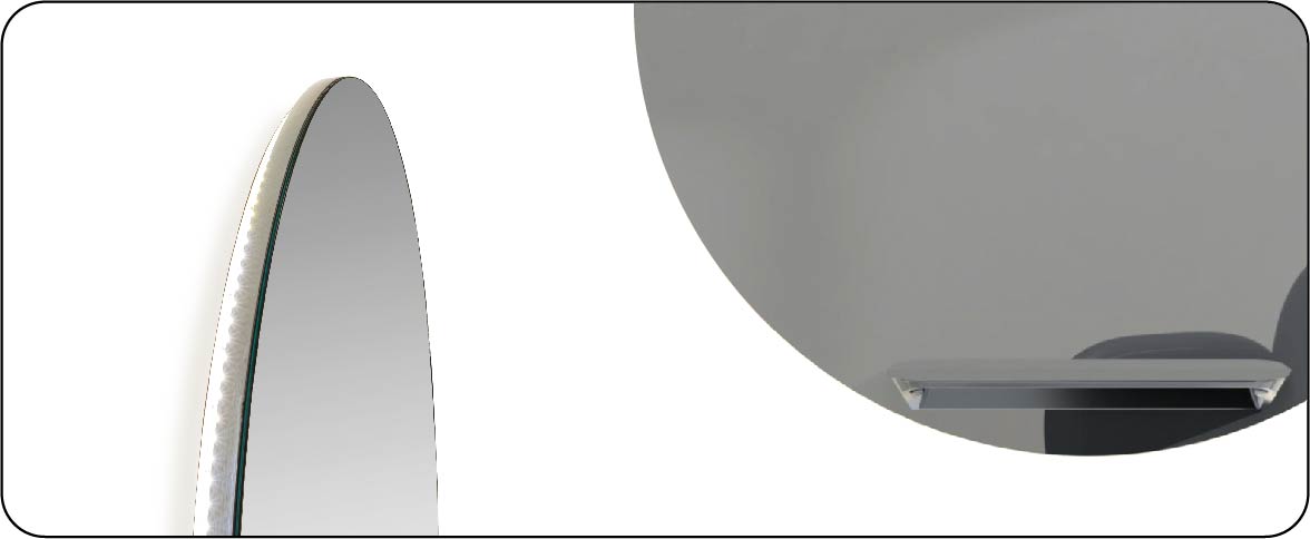 Speciale afwerkingen Ceriotti Oblò kaptafel